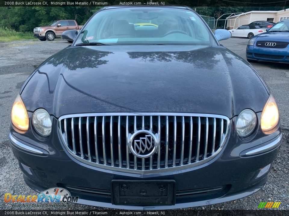 2008 Buick LaCrosse CX Midnight Blue Metallic / Titanium Photo #8