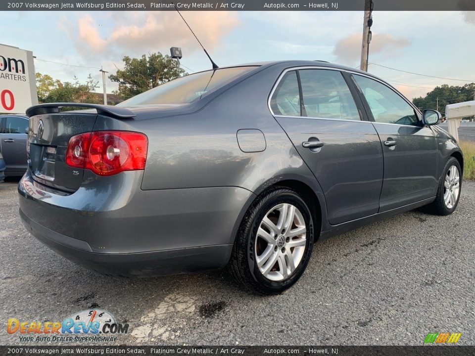 2007 Volkswagen Jetta Wolfsburg Edition Sedan Platinum Grey Metallic / Art Gray Photo #3