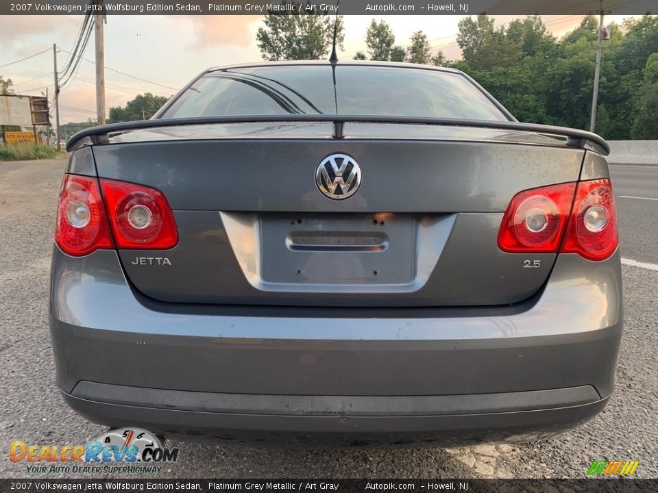 2007 Volkswagen Jetta Wolfsburg Edition Sedan Platinum Grey Metallic / Art Gray Photo #4