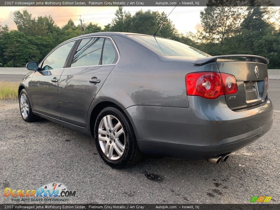 2007 Volkswagen Jetta Wolfsburg Edition Sedan Platinum Grey Metallic / Art Gray Photo #5