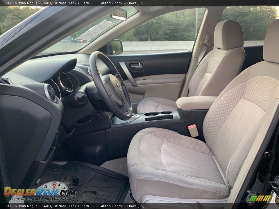 2010 Nissan Rogue SL AWD Wicked Black / Black Photo #10