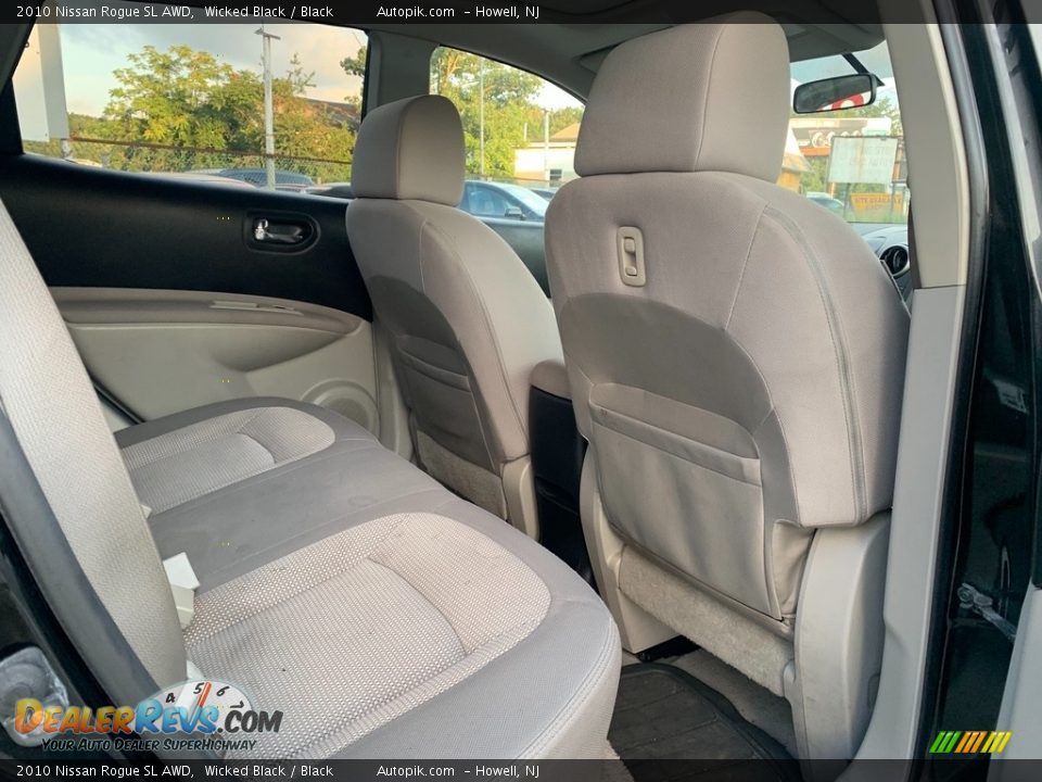 2010 Nissan Rogue SL AWD Wicked Black / Black Photo #12