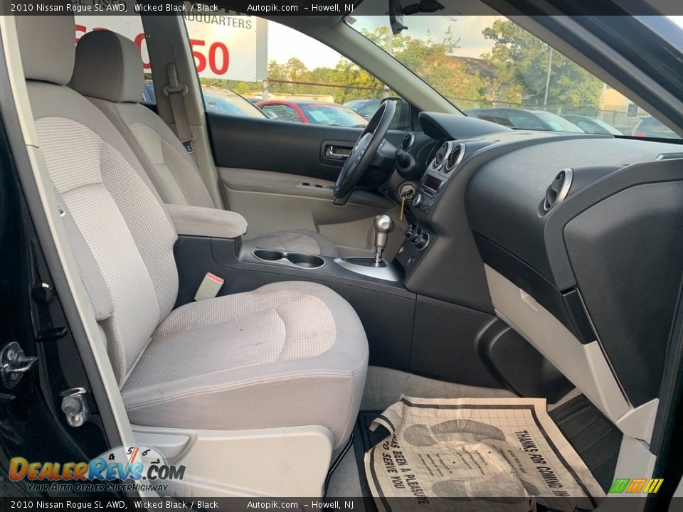 2010 Nissan Rogue SL AWD Wicked Black / Black Photo #13