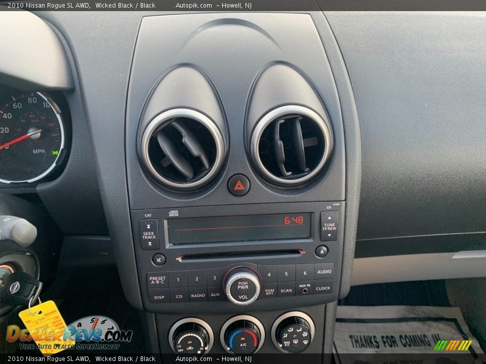 2010 Nissan Rogue SL AWD Wicked Black / Black Photo #14