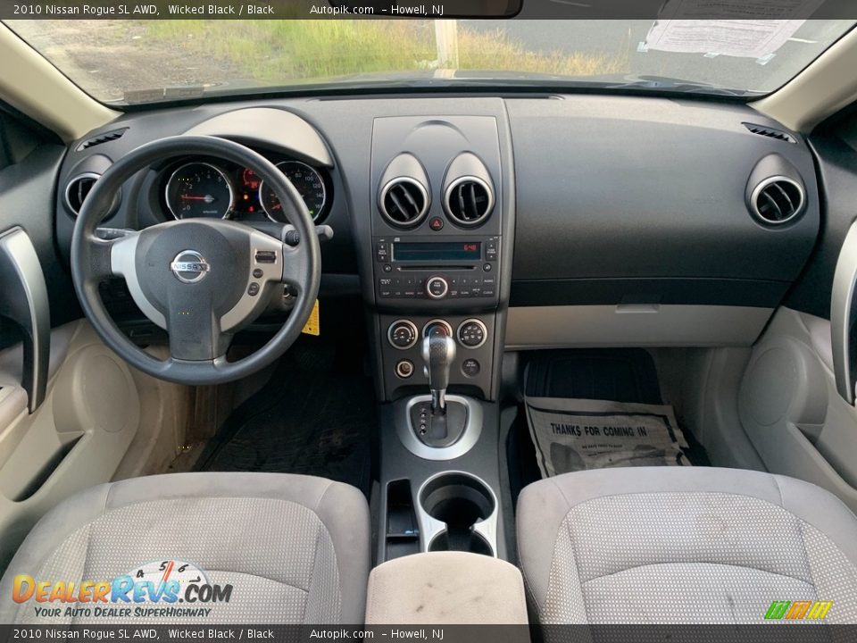 2010 Nissan Rogue SL AWD Wicked Black / Black Photo #15