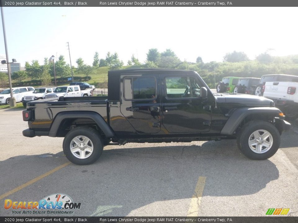 2020 Jeep Gladiator Sport 4x4 Black / Black Photo #6