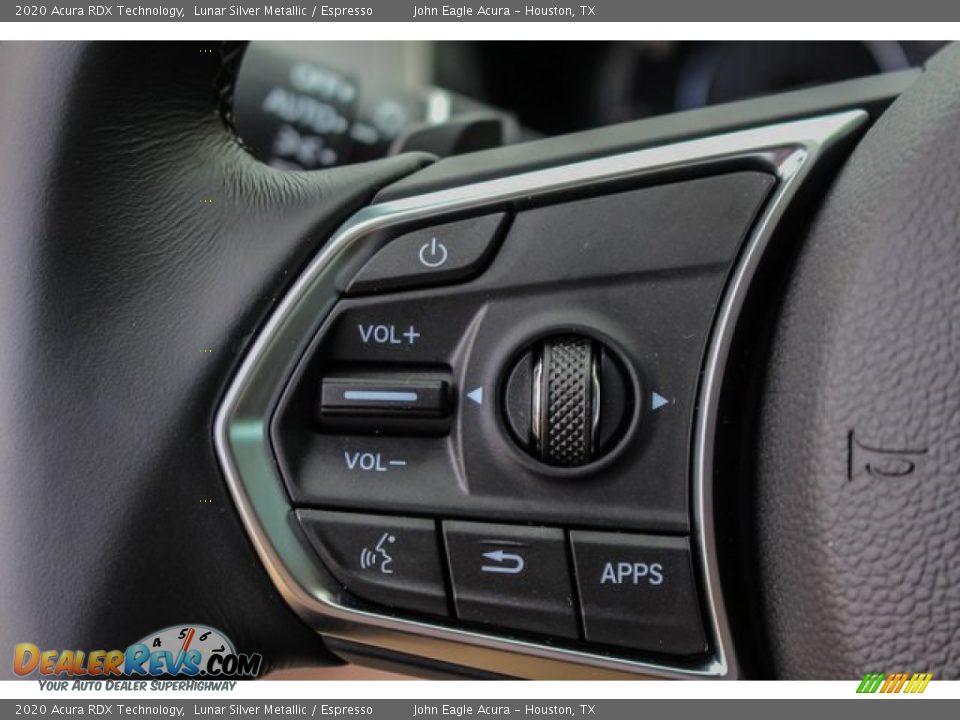 2020 Acura RDX Technology Lunar Silver Metallic / Espresso Photo #36