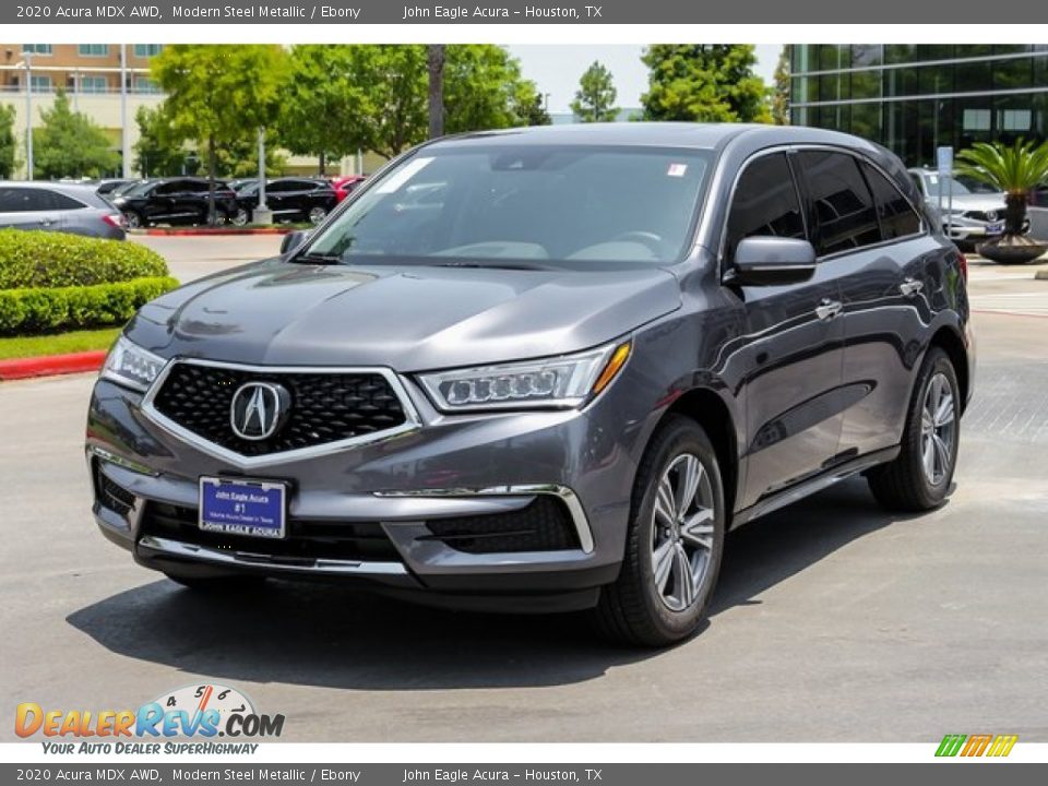 2020 Acura MDX AWD Modern Steel Metallic / Ebony Photo #3