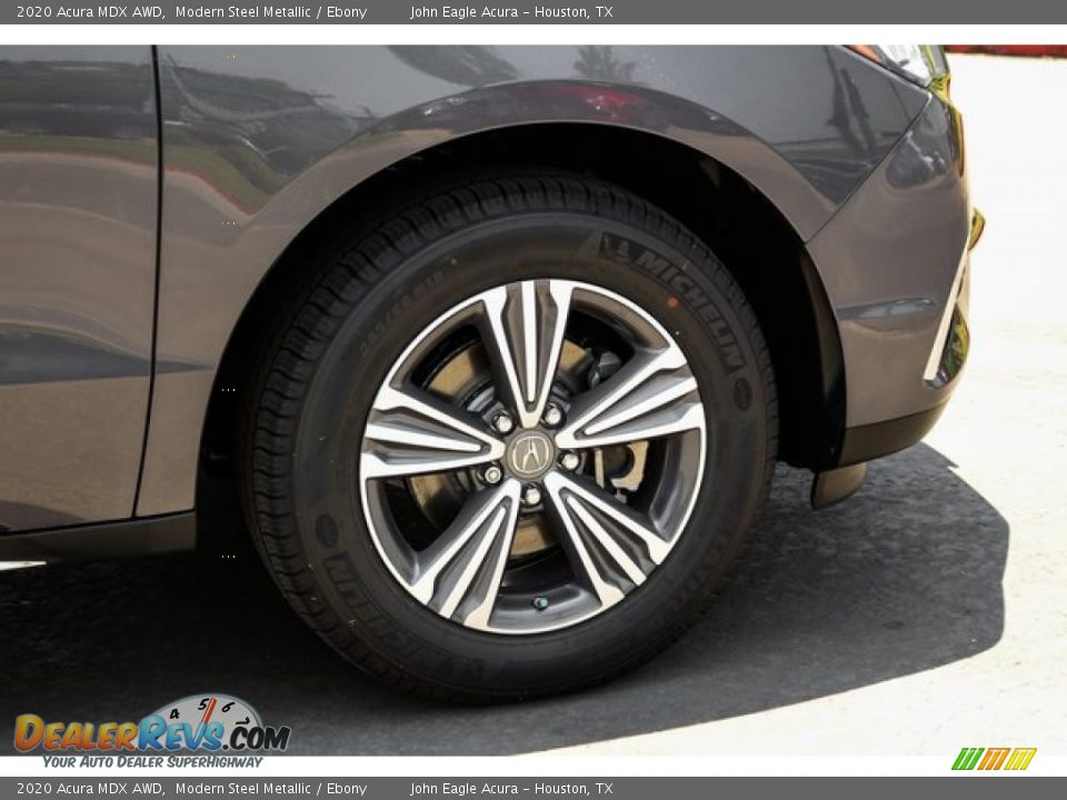 2020 Acura MDX AWD Modern Steel Metallic / Ebony Photo #10