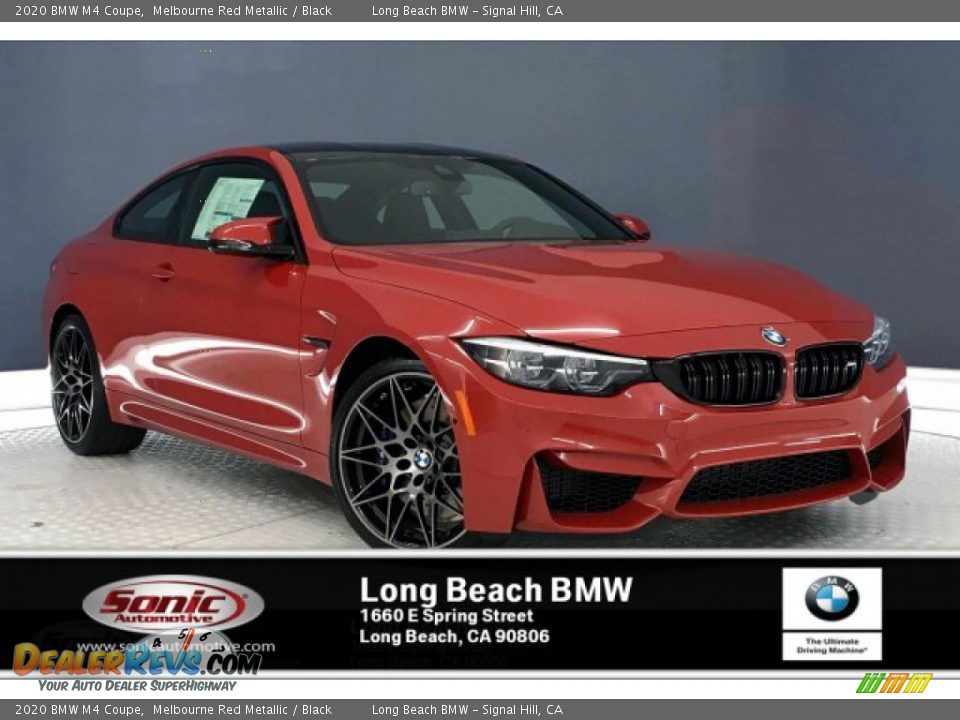 2020 BMW M4 Coupe Melbourne Red Metallic / Black Photo #1
