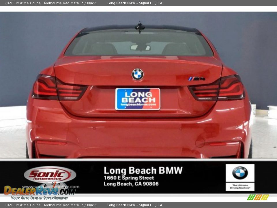 2020 BMW M4 Coupe Melbourne Red Metallic / Black Photo #3