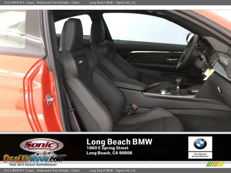 2020 BMW M4 Coupe Melbourne Red Metallic / Black Photo #7