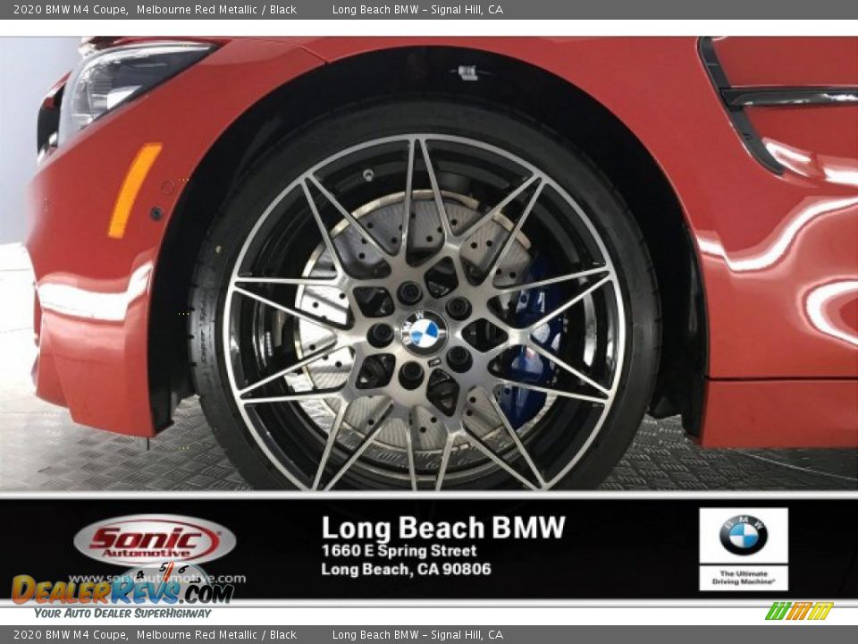 2020 BMW M4 Coupe Melbourne Red Metallic / Black Photo #9