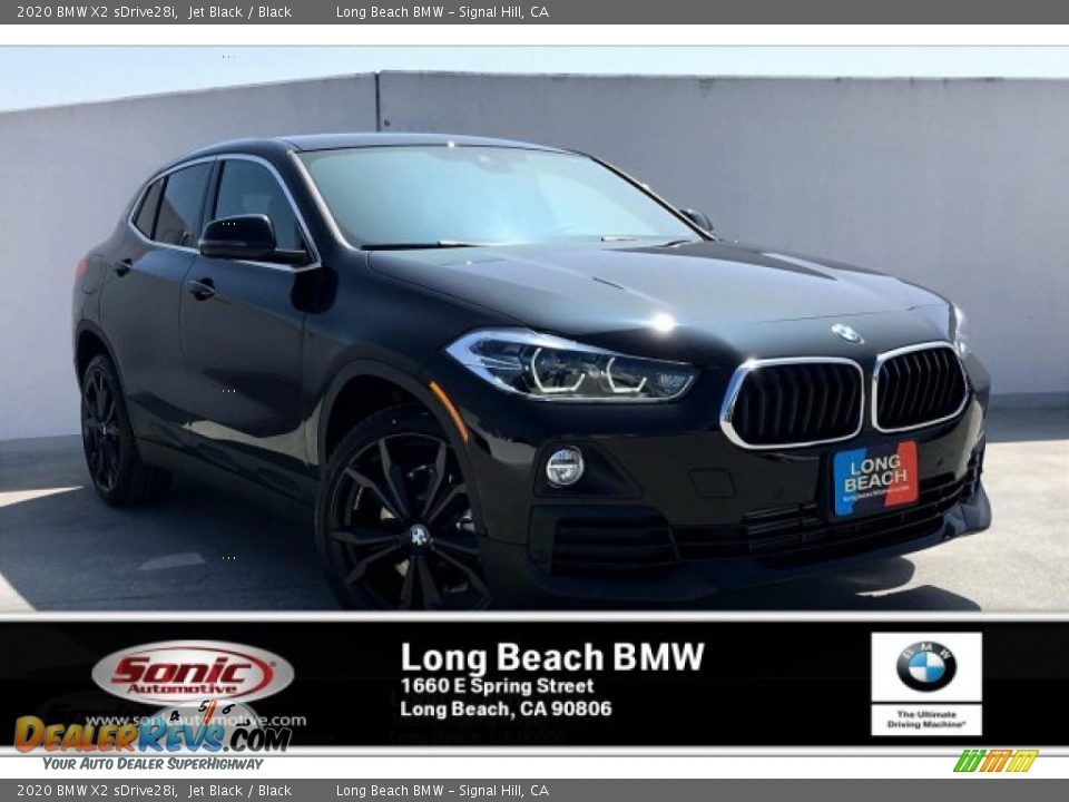 2020 BMW X2 sDrive28i Jet Black / Black Photo #1