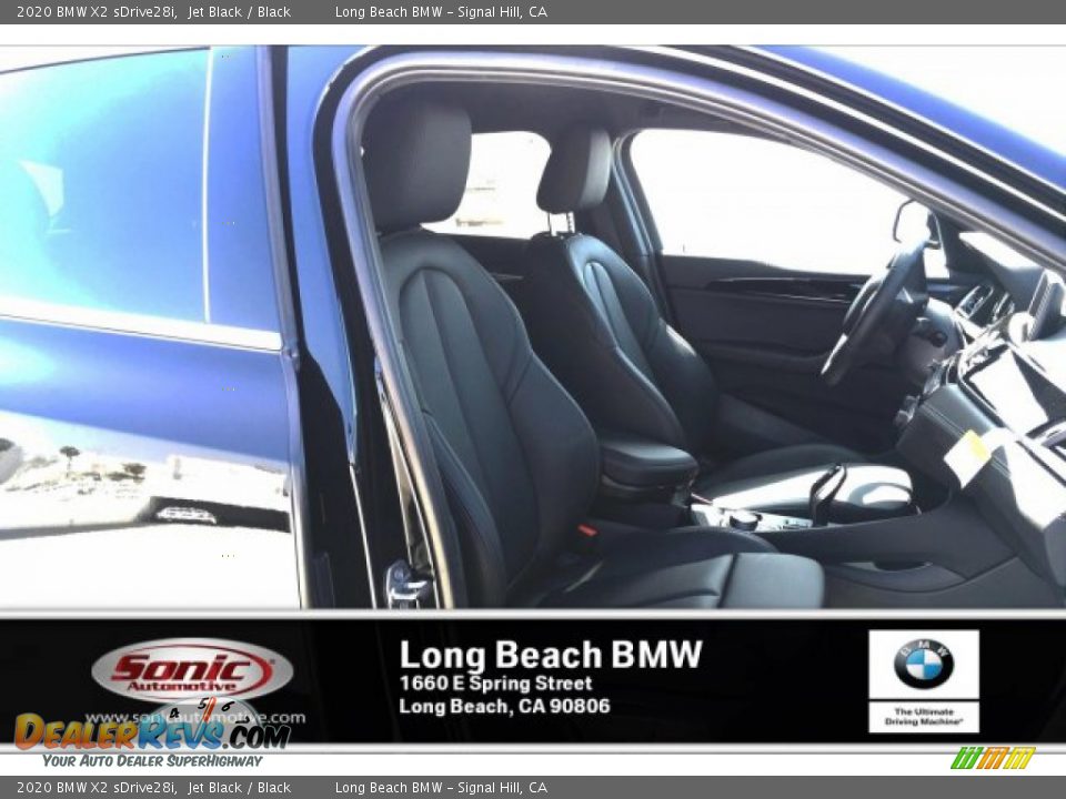 2020 BMW X2 sDrive28i Jet Black / Black Photo #7