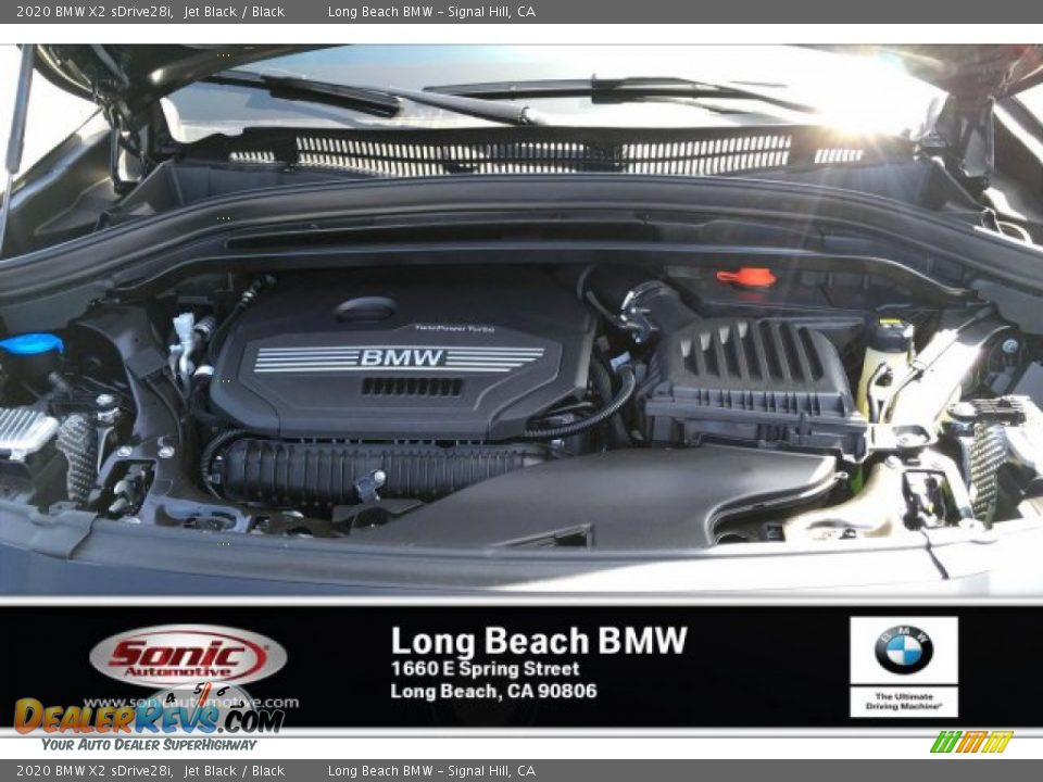 2020 BMW X2 sDrive28i Jet Black / Black Photo #8