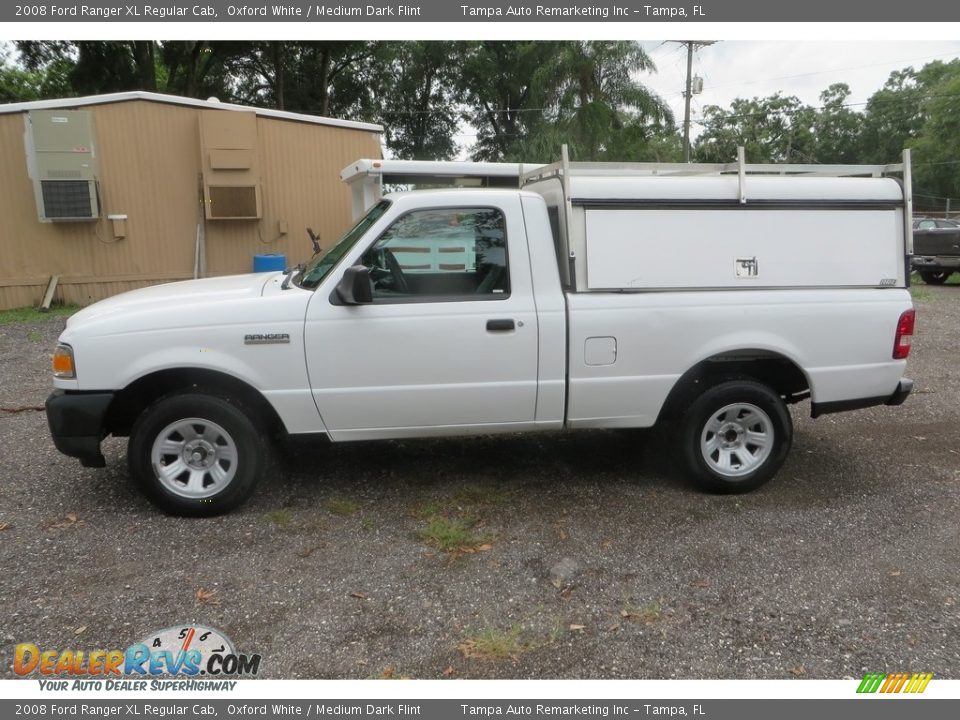 2008 Ford Ranger XL Regular Cab Oxford White / Medium Dark Flint Photo #4