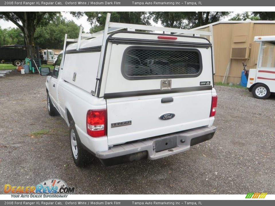 2008 Ford Ranger XL Regular Cab Oxford White / Medium Dark Flint Photo #8