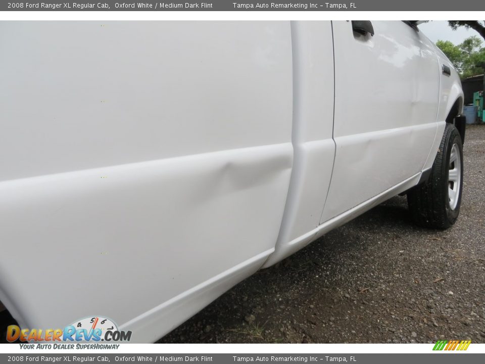 2008 Ford Ranger XL Regular Cab Oxford White / Medium Dark Flint Photo #15