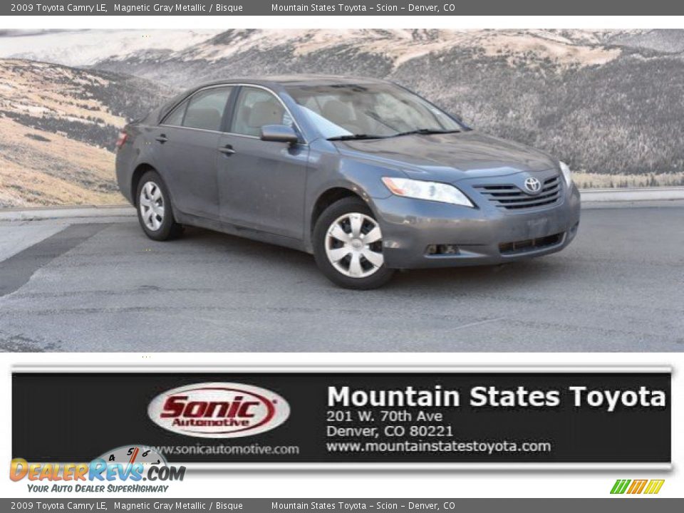 2009 Toyota Camry LE Magnetic Gray Metallic / Bisque Photo #1