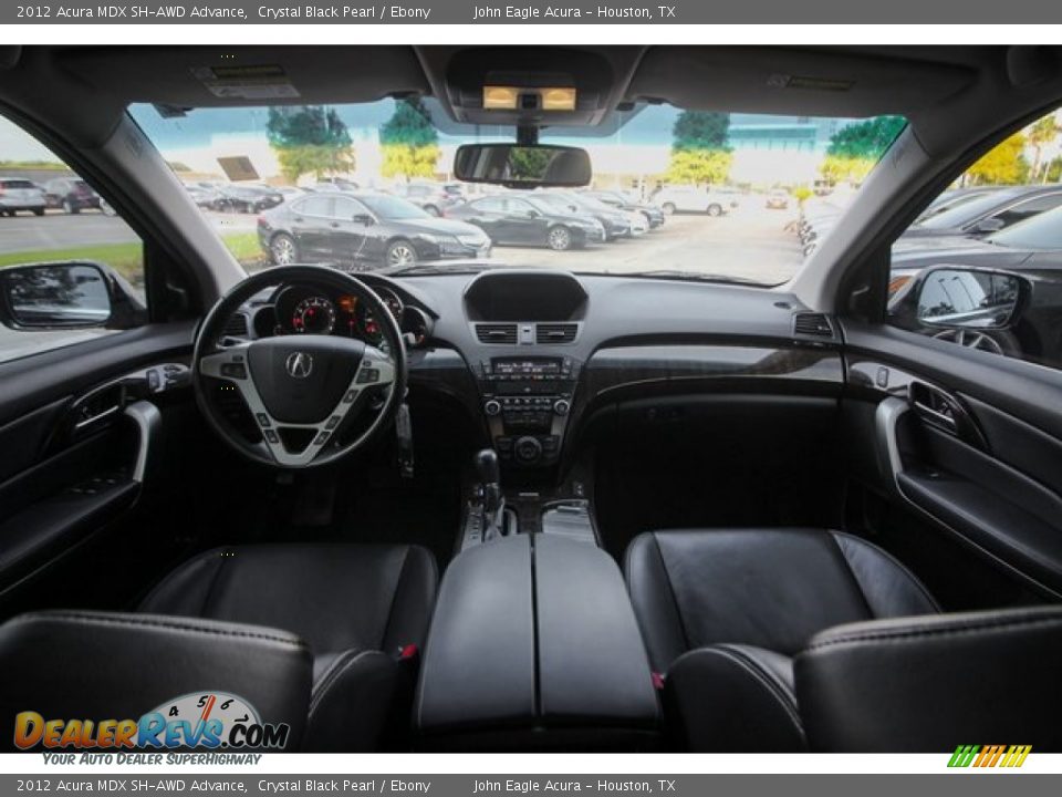 2012 Acura MDX SH-AWD Advance Crystal Black Pearl / Ebony Photo #9