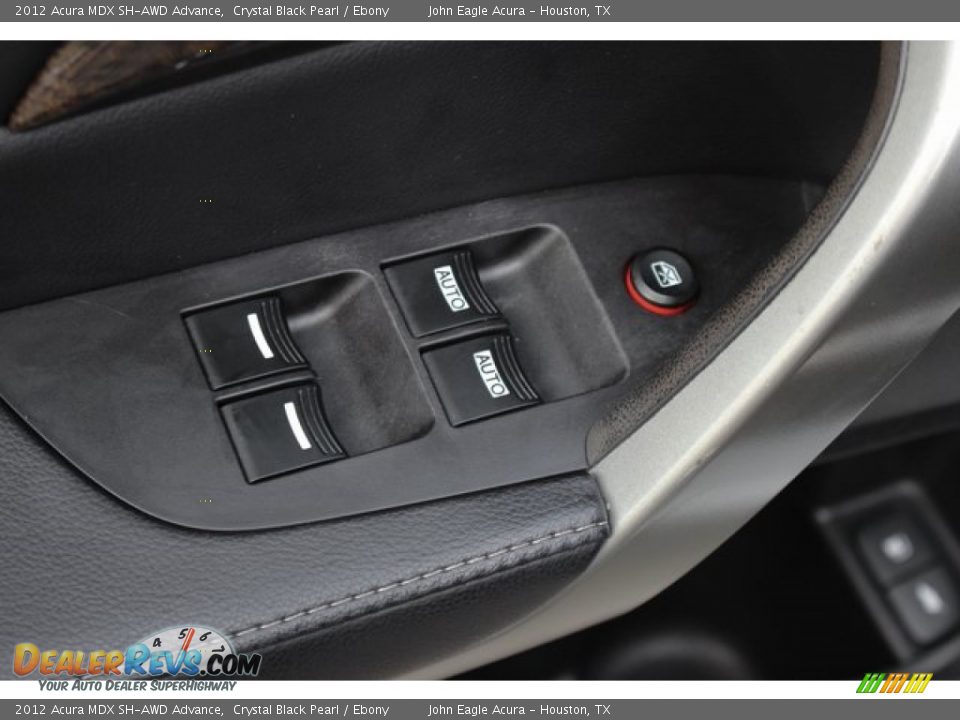 2012 Acura MDX SH-AWD Advance Crystal Black Pearl / Ebony Photo #15