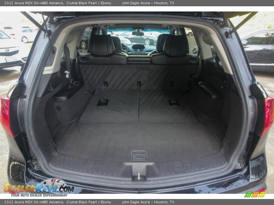 2012 Acura MDX SH-AWD Advance Crystal Black Pearl / Ebony Photo #25