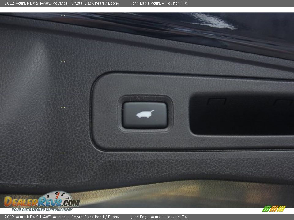 2012 Acura MDX SH-AWD Advance Crystal Black Pearl / Ebony Photo #26