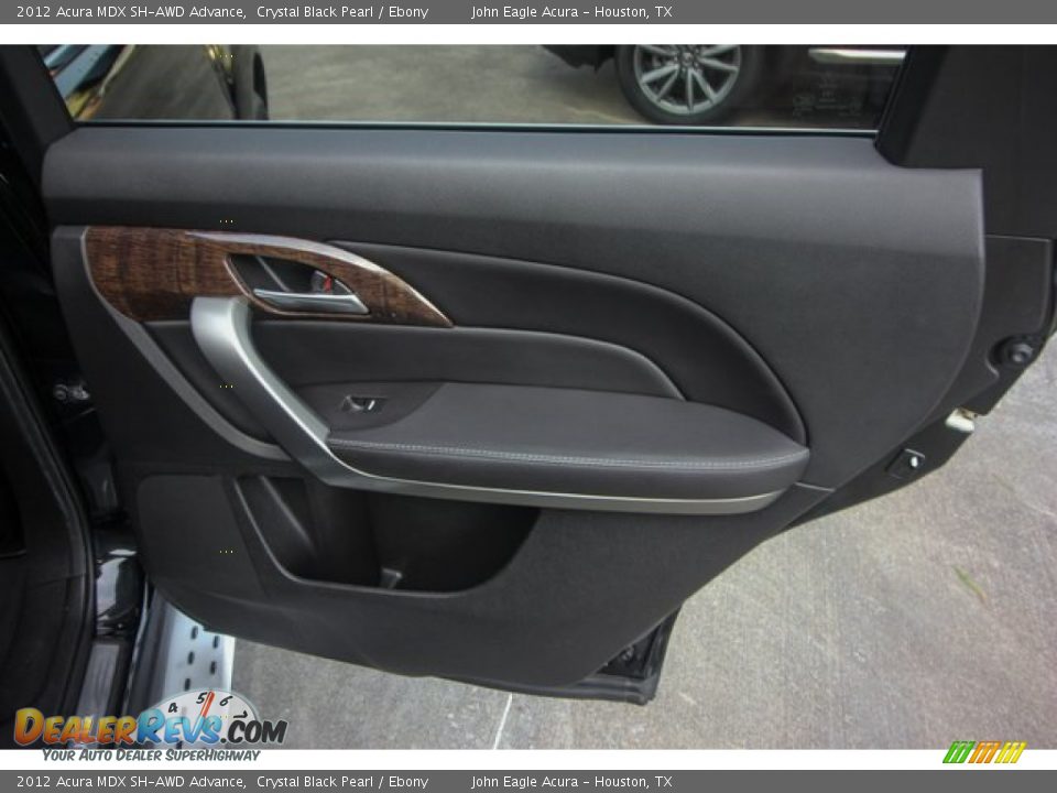 2012 Acura MDX SH-AWD Advance Crystal Black Pearl / Ebony Photo #27