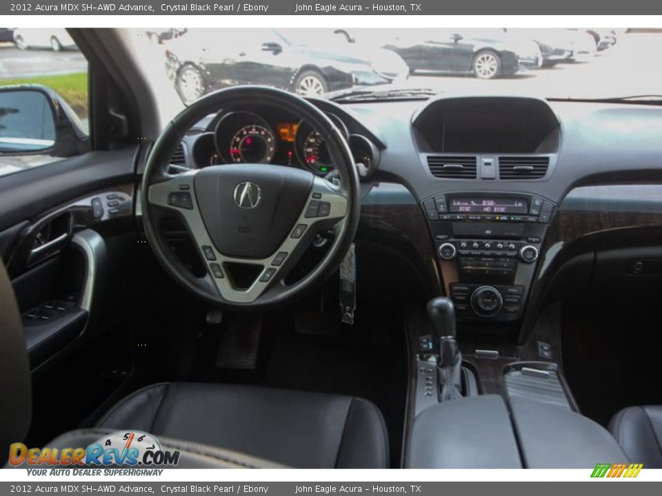 2012 Acura MDX SH-AWD Advance Crystal Black Pearl / Ebony Photo #32