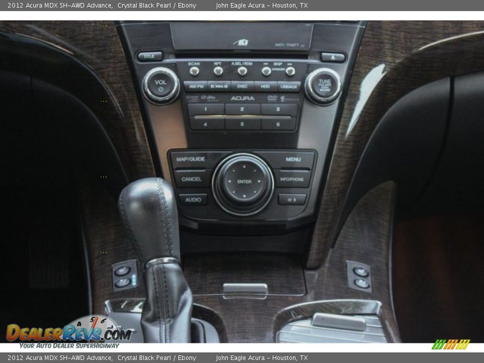 2012 Acura MDX SH-AWD Advance Crystal Black Pearl / Ebony Photo #35