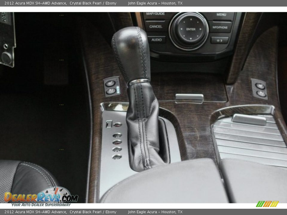 2012 Acura MDX SH-AWD Advance Crystal Black Pearl / Ebony Photo #36