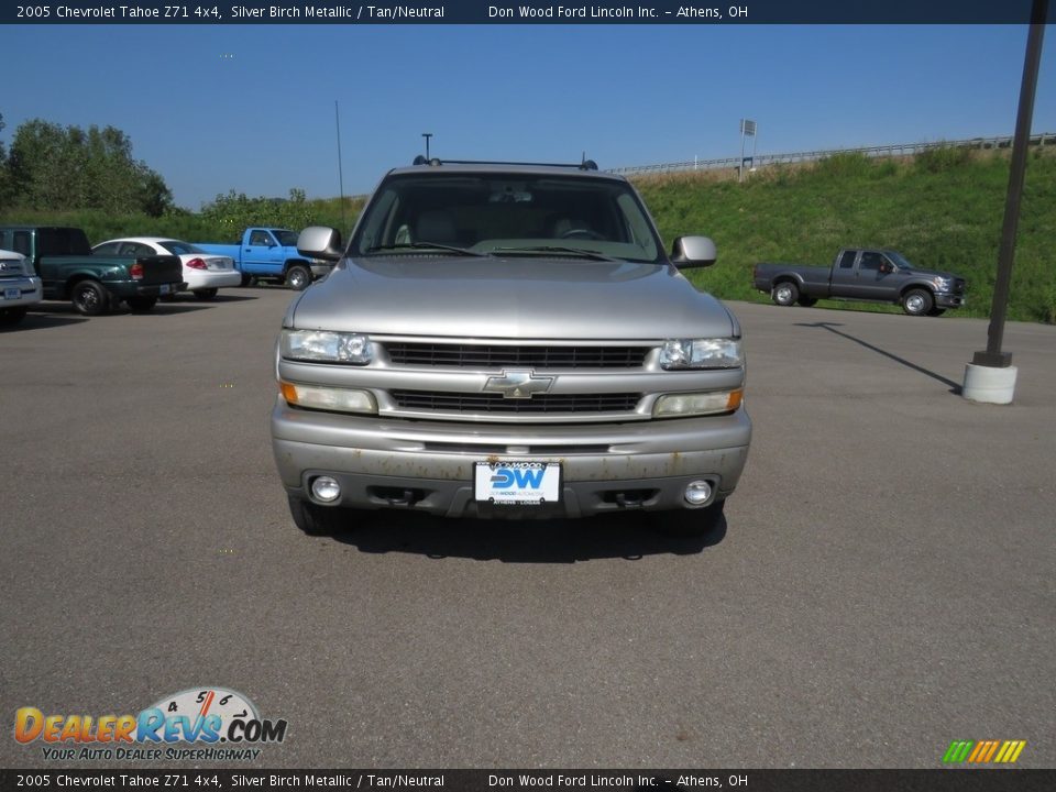 2005 Chevrolet Tahoe Z71 4x4 Silver Birch Metallic / Tan/Neutral Photo #5