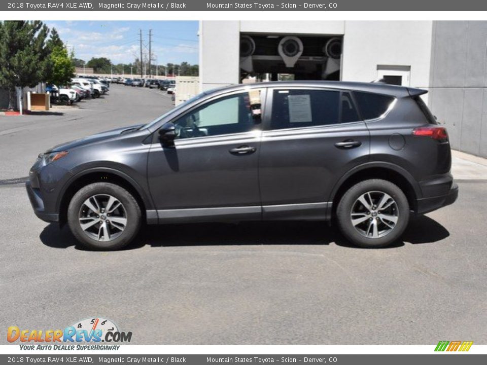 2018 Toyota RAV4 XLE AWD Magnetic Gray Metallic / Black Photo #3