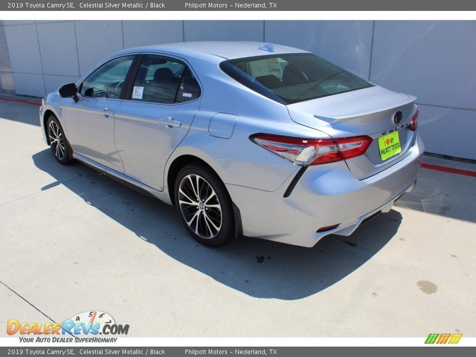 2019 Toyota Camry SE Celestial Silver Metallic / Black Photo #6