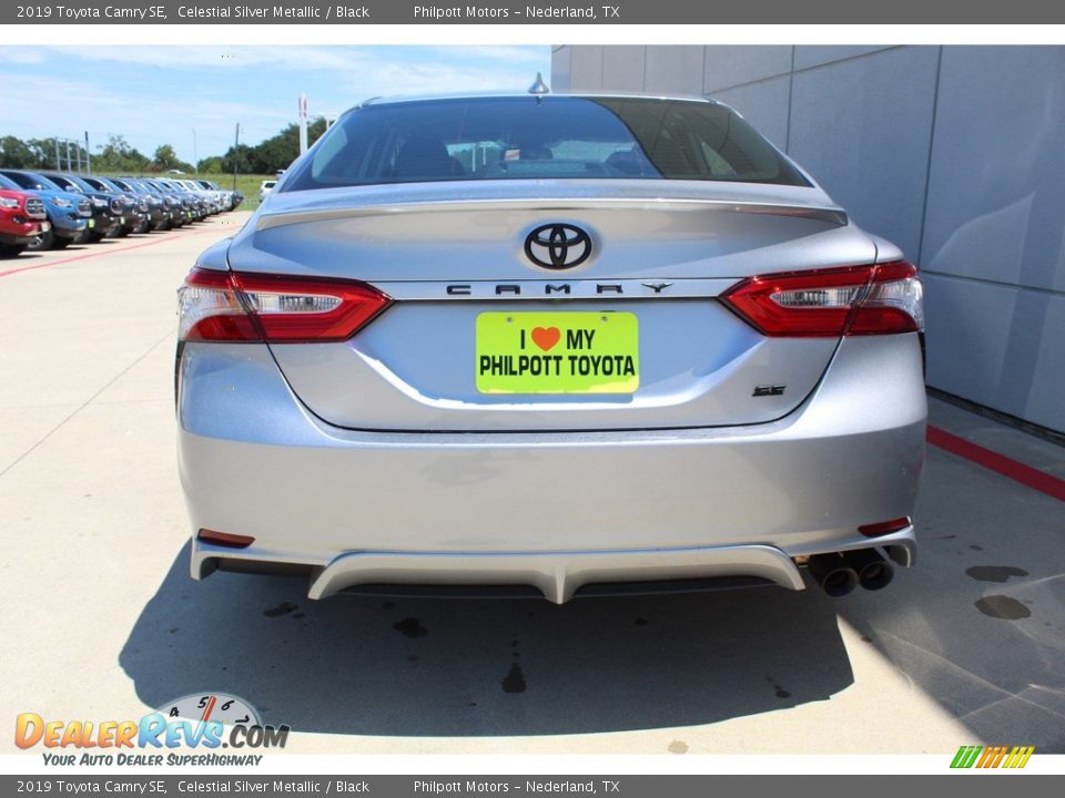 2019 Toyota Camry SE Celestial Silver Metallic / Black Photo #7