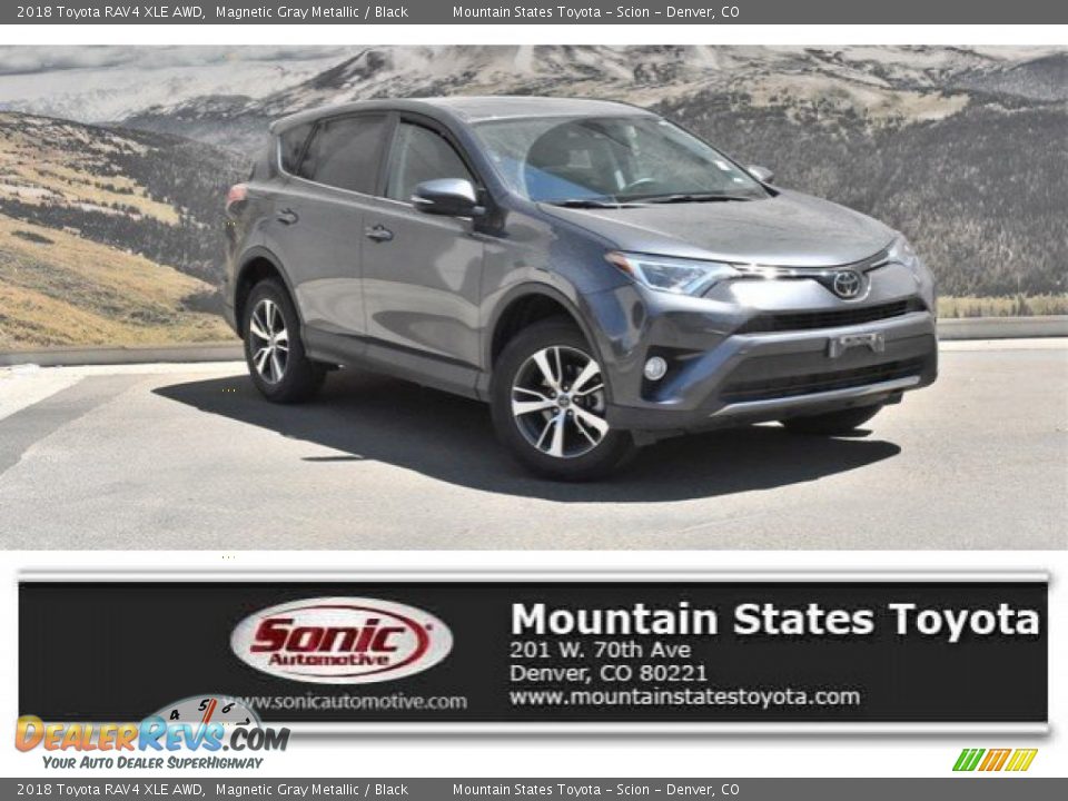 2018 Toyota RAV4 XLE AWD Magnetic Gray Metallic / Black Photo #1