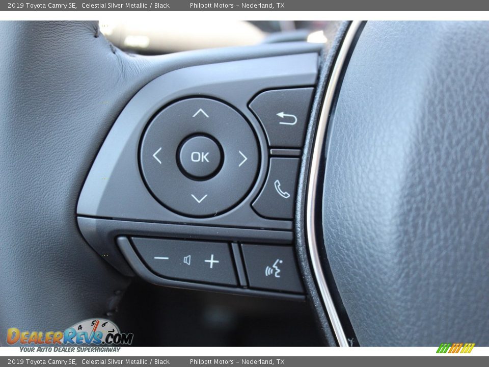 2019 Toyota Camry SE Celestial Silver Metallic / Black Photo #12