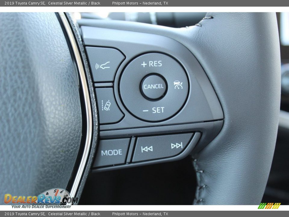 2019 Toyota Camry SE Celestial Silver Metallic / Black Photo #13