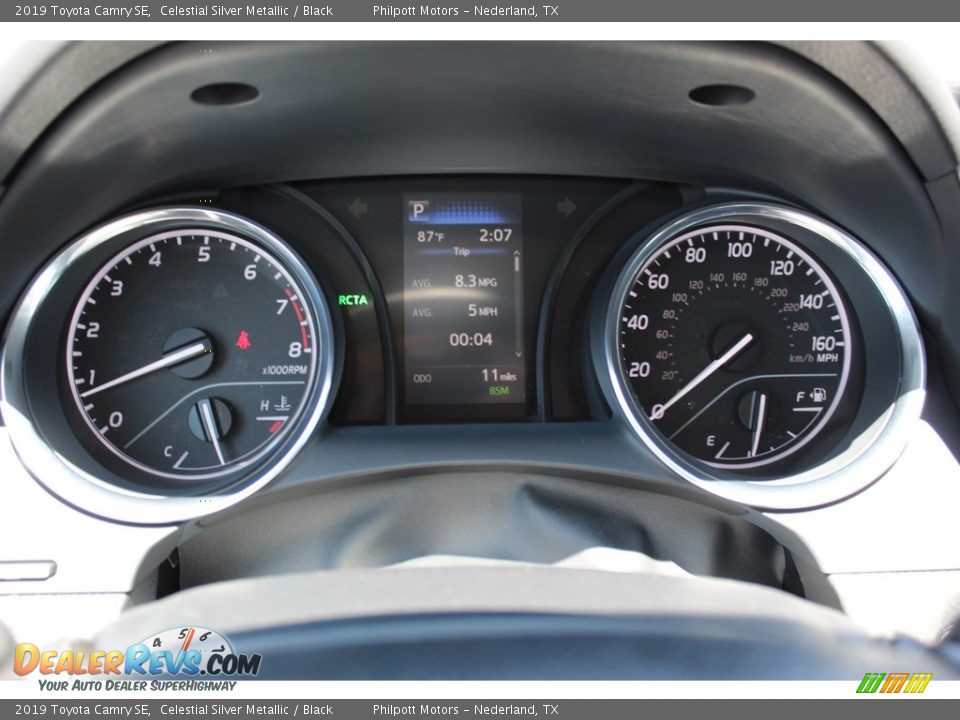 2019 Toyota Camry SE Celestial Silver Metallic / Black Photo #14