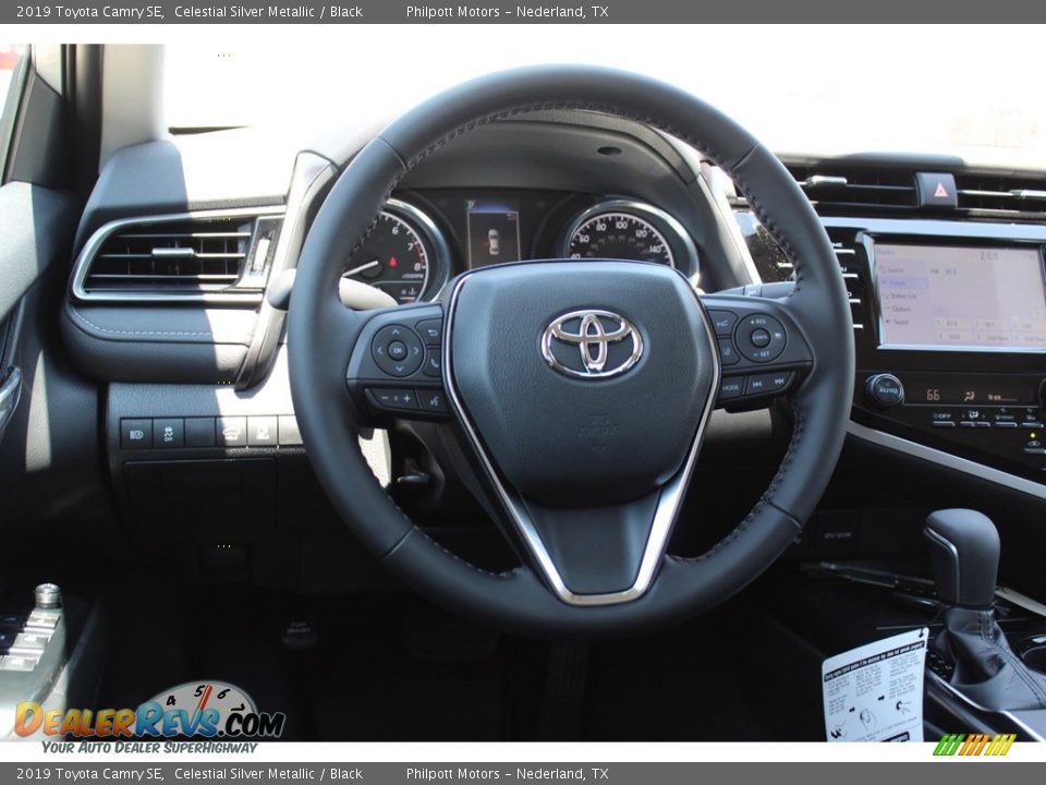 2019 Toyota Camry SE Celestial Silver Metallic / Black Photo #23
