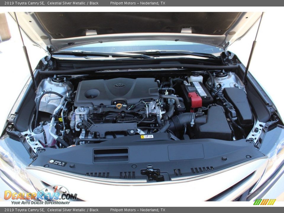 2019 Toyota Camry SE Celestial Silver Metallic / Black Photo #25