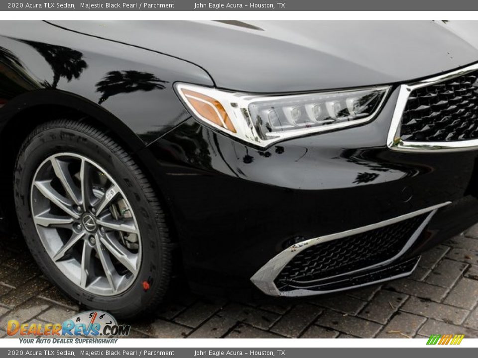 2020 Acura TLX Sedan Majestic Black Pearl / Parchment Photo #10