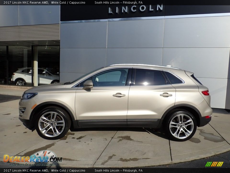 2017 Lincoln MKC Reserve AWD White Gold / Cappuccino Photo #2