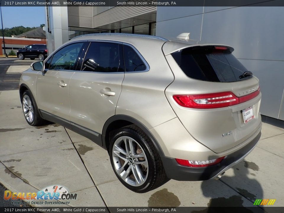 2017 Lincoln MKC Reserve AWD White Gold / Cappuccino Photo #3