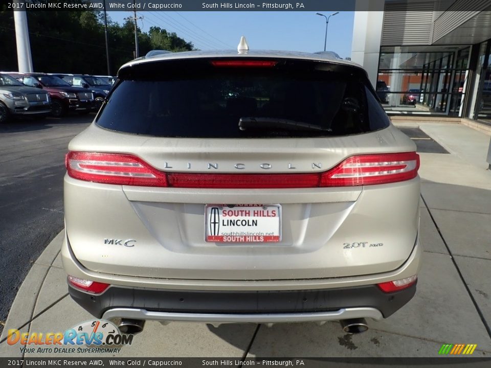 2017 Lincoln MKC Reserve AWD White Gold / Cappuccino Photo #4