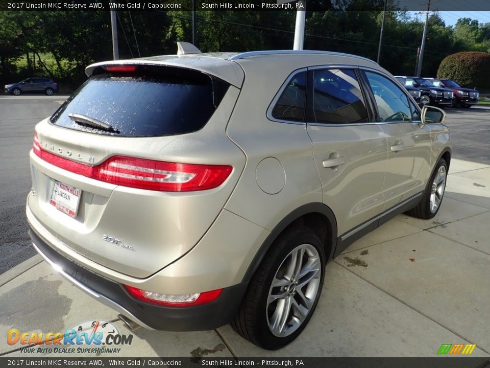 2017 Lincoln MKC Reserve AWD White Gold / Cappuccino Photo #6