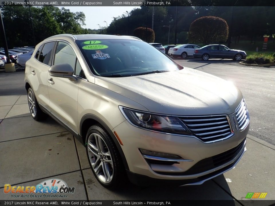 2017 Lincoln MKC Reserve AWD White Gold / Cappuccino Photo #8