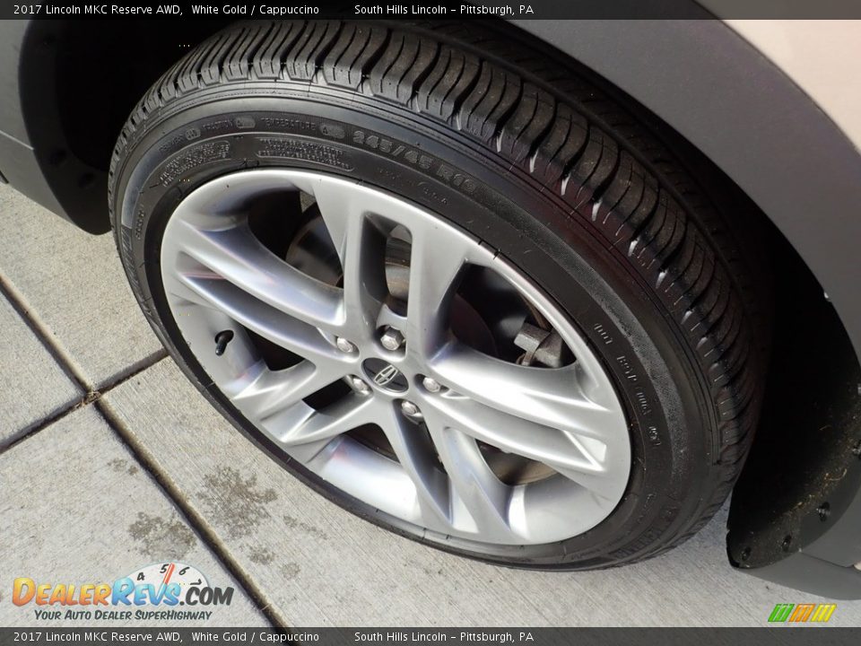 2017 Lincoln MKC Reserve AWD White Gold / Cappuccino Photo #10
