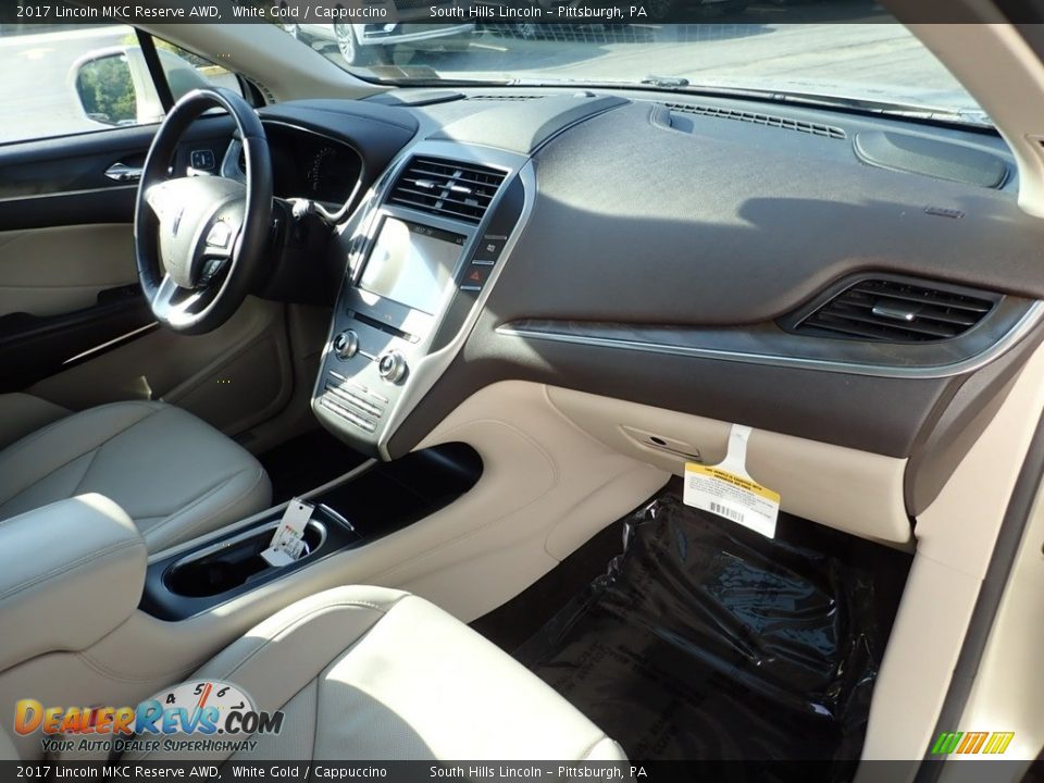 2017 Lincoln MKC Reserve AWD White Gold / Cappuccino Photo #12